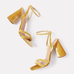 Sam Edelman Kia Velvet Ankle Strap Sandals Size 8